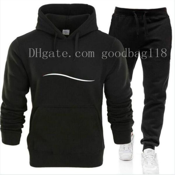 

new designer set sweatsuit men tracksuit women hoodies +pants mens clothing sweatshirt pullover mens casual tennis sporting suit sweat suit, Gray