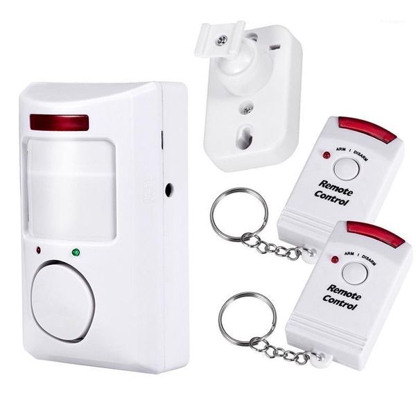 

smart home sensor wireless battery pir infrared motion detector with 2pcs remote controller anti-theft for alarm security system1