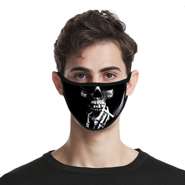 

skull 2020 designer mask fashion mask halloween mask custom cotton washable cloth dust masks men and wom