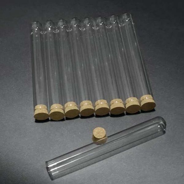 

24pcs/lot 18x150mm transparent glass round bottom test tubes with cork ser for kinds laboratory glassware q bbygyx