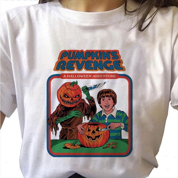 

female t shirt death lady harajuku graphic t shirt horror devil reaper grim baphomet satanism evil female, White