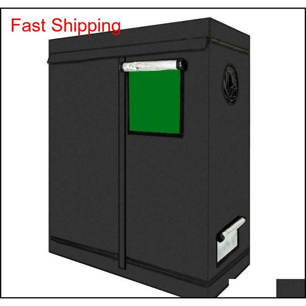 

48"x24"x60" grow tent indoor 600d reflective mylar non toxi qylirp bdesports