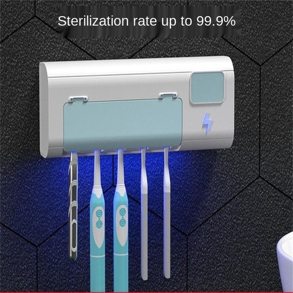 

anti-bacteria asmart toothbrush sterilizer household uv sterilization toothbrush holder portable multi-function wall-mounted toothbrush case