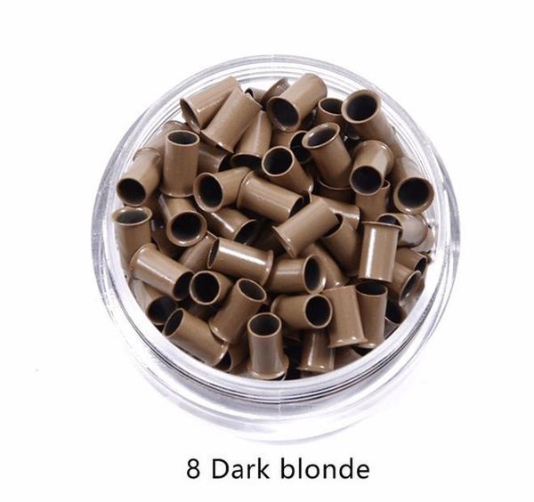 

парики наращивания волос 1000 шт. 3.4 * 3.0 * 6 мм 3,5 мм, Black