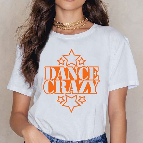 

t shirt women dance crazy with stars humor white cotton female shirt sport hooded sweatshirt hoodie