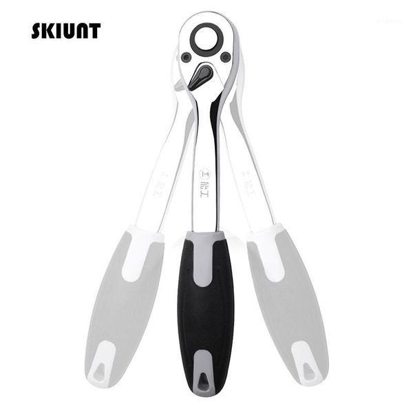 

skiunt socket wrench adjustable spanner 72 teeth 1/4" 3/8" 1/2" universal torque wrench sleeves repair tools for car bicycle1