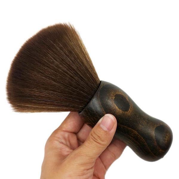 

soft barber neck face duster brush cleaning hairbrush hair sweep brush salon household hair cleaning, Silver