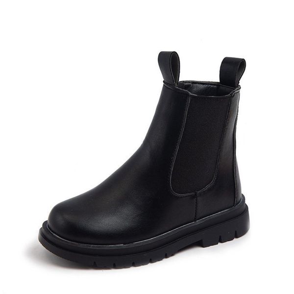

boots girls' martin spring autumn single british short children' 2020 new fashion princs bvdy, Black;grey