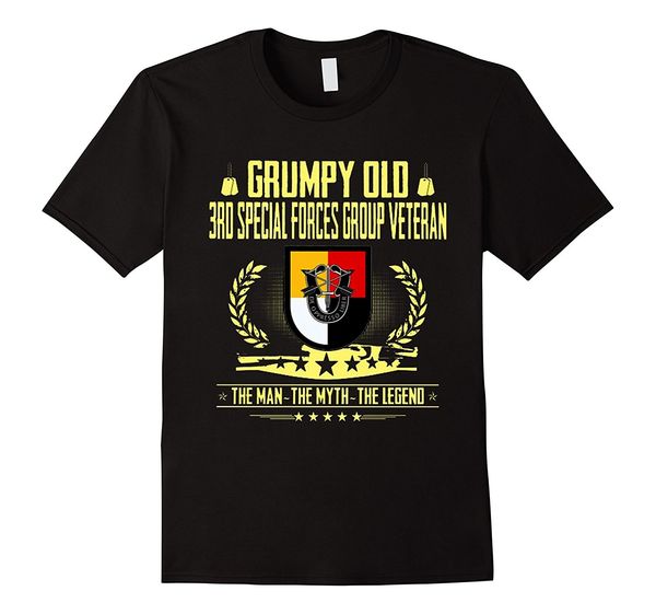 

sport 2019 new summer cool tee shirt grumpy old 3rd special forces group veteran tshirt funny t-shirt