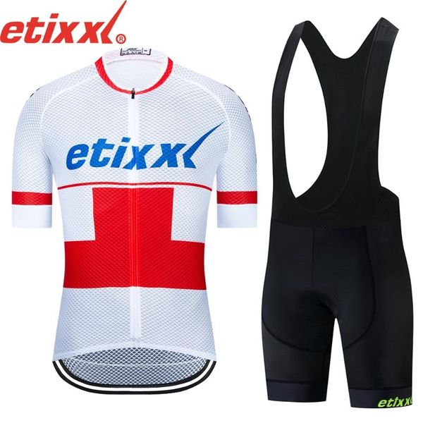

pro team cycling clothing men short sleeve jersey set mtb racing uniform road bike clothes quick dry ropa ciclismo maillot, Black;blue