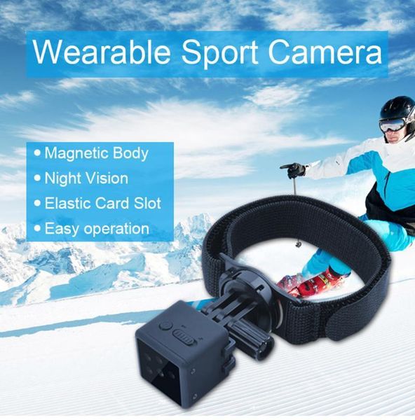 

motion detection record storage camera portable hd sport camera outdoor sports head-mounted hd 1080p normal lens accessories1