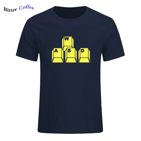 

новая мода клавиатура клавиша mens t-shirt смешного nerd gamer компьютер пк подарок футболка с коротким рукавом футболка спортивного толстов