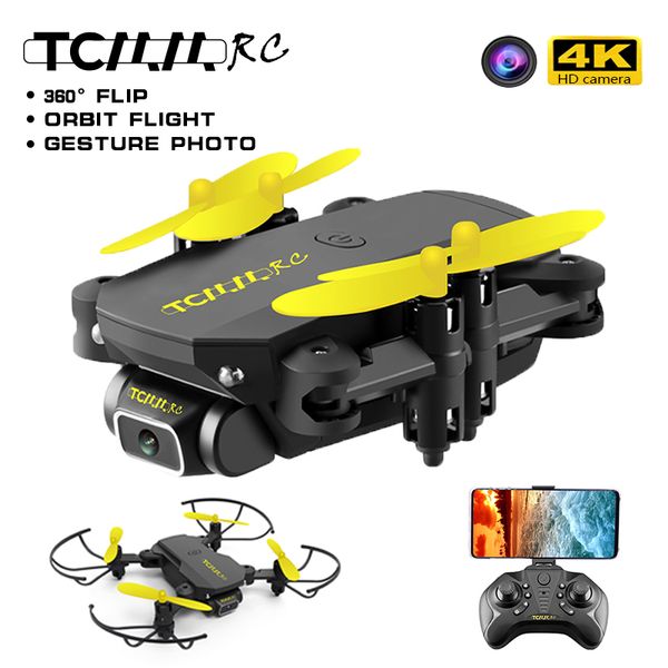 

fns66 mini rc drone 4k hd camera professional aerial pgraphy helicopter gravity induction folding mini drone quadcopter