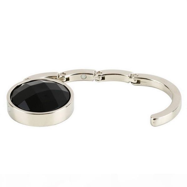 

portable foldable folding crystal alloy purse handbag hook hanger bag holder