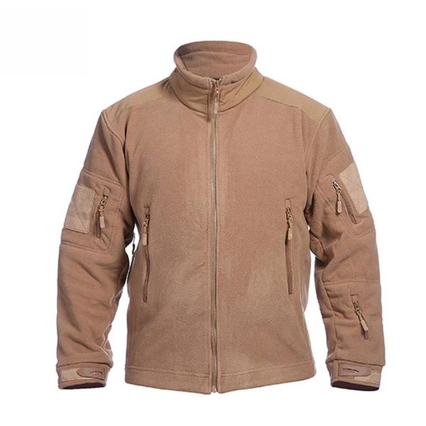 

winter tad men's fleece jacket coat male stand collar thick warm jacket men casual outwear liner 3xl 011, Black;brown