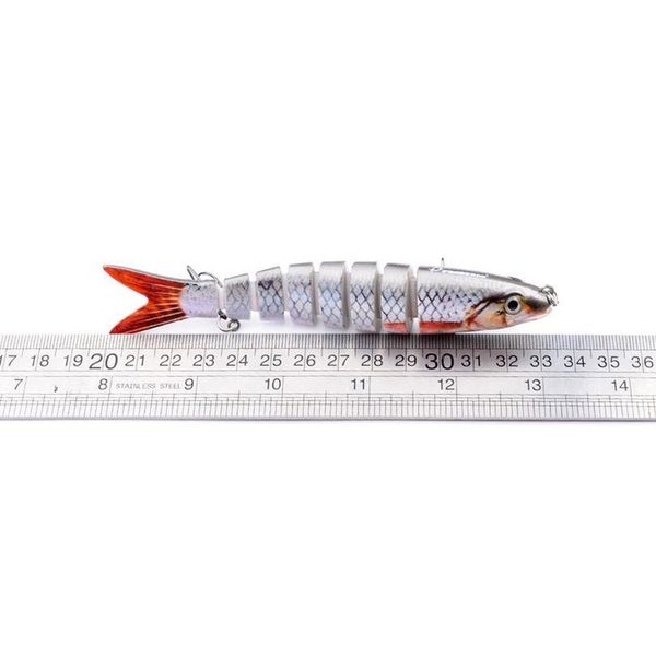 

1pcs 13cm 19g sinking wobblers fishing lures jointed crankbait swimbait 8 segment hard artificial bait for fishing tac jllhko