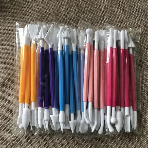 

8pcs/lot plastic poly form sculpey tools set for shaping clay play dough toys clay sculpting set polymer modeling cl jllclw