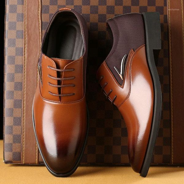 

man oxfords plus big size 46/47/48 men wedding shoes new fashion male leather shoes pointed toe formal dress 20201, Black