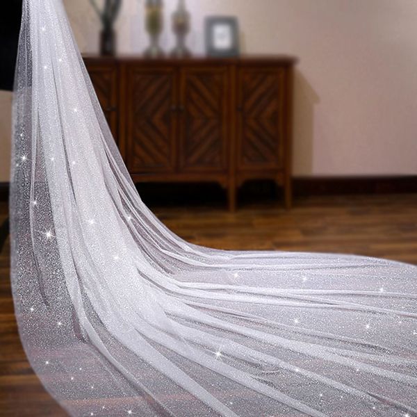 

sveil, main wedding tiktok, fairy tail, bride's red net, head, the champagne long veil". s, Silver
