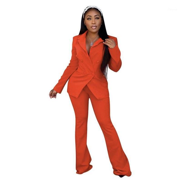 

stylish lady clothing two piece set runway 2021 autumn 2 piece set suit blazer and pants long sleeve club party outfits1, White