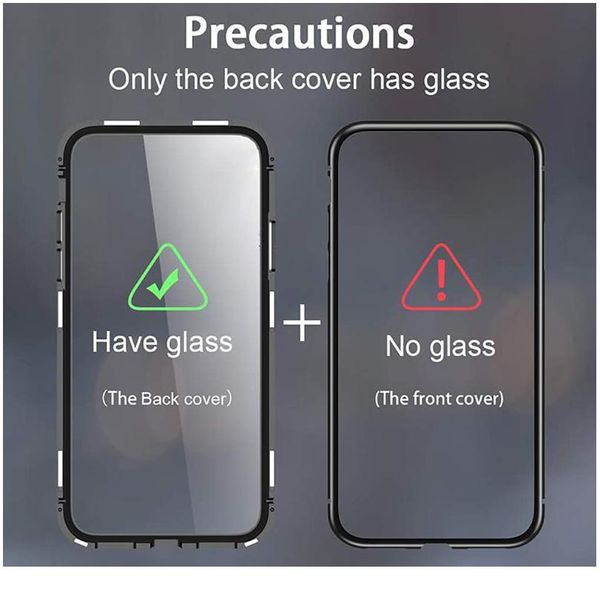 

magnetic adsorption metal case for huawei honor 20 pro 10 lite 9x 8x y6 y7 y9 prime 2019 y9s n bbyyvc