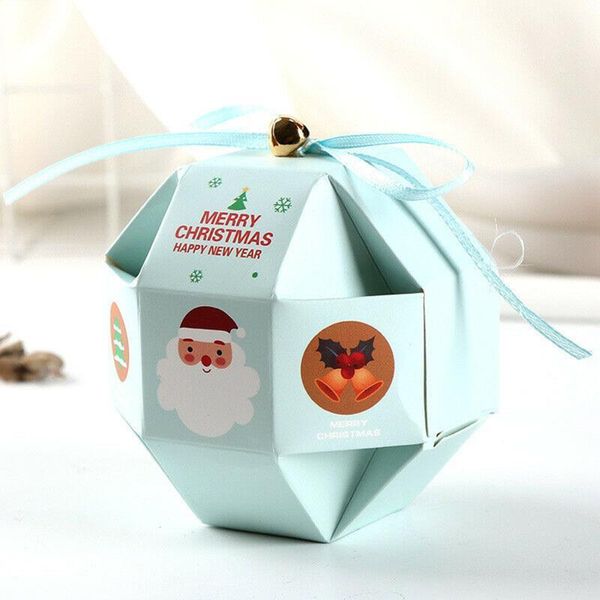

gift wrap 2021 christmas santa ball boxes party paper favour candy sweets 10x10cm suitcase bags1