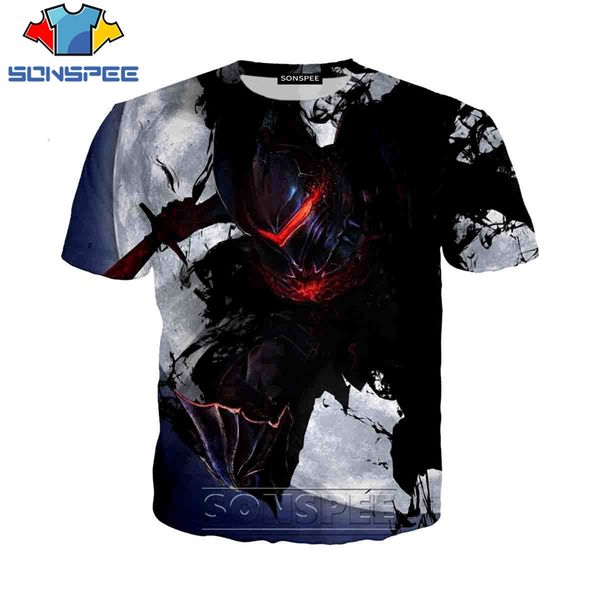 

anime berserker printed 3d print shirts humor comics humor men clothing