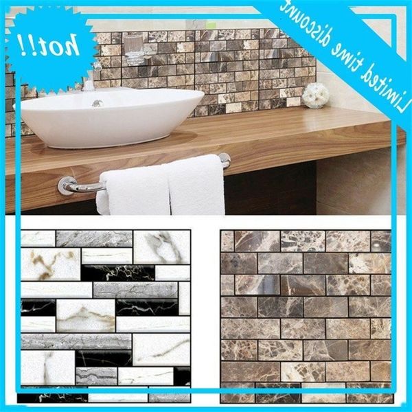 

3d diy muursticker removable bricks wall sticker waterproof home decor for living room bedroom