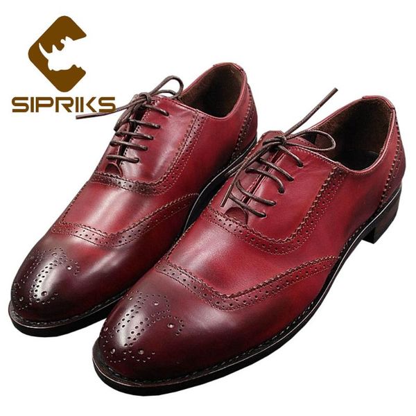 

sipriks роскошные цветочные оксфорд обувь для мужчин урожай броги итальянский заказ швейных фальцовые платье классические оксфорды, Black