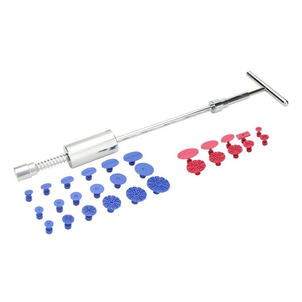 

29pcs 2-in-1 two ways puller hammer cars paintless dent repair tools kit car