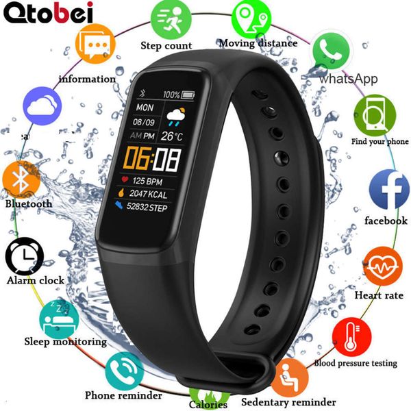 

intelligent wristwatch for men and women, wristband with blood prsure heart rate monitor, 0