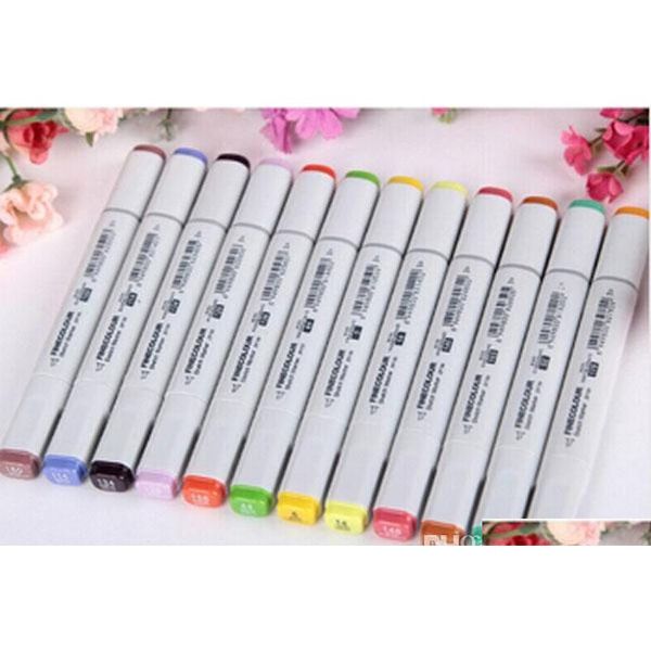 

2019 fashion rushed notes plastic 24 color 24 standard color commonly used finecolour 1 generation markers marker sketch manga art lssz