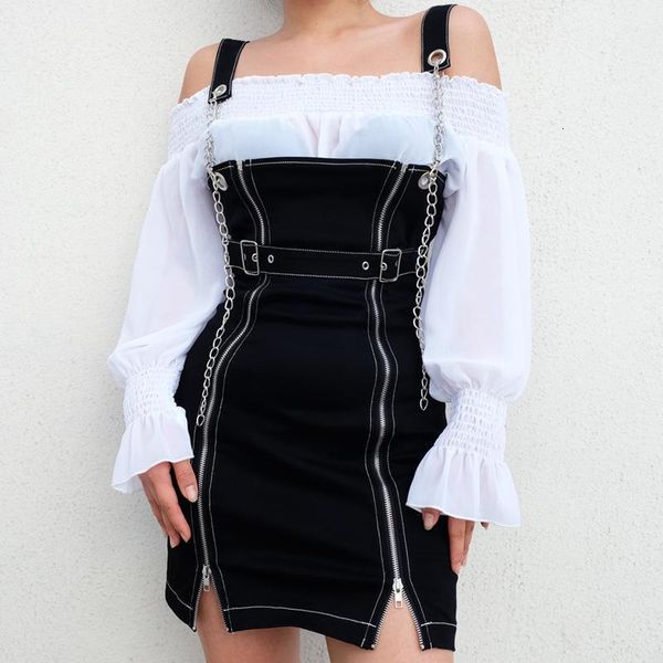 

mini dress women halterhollow out club stylish a line black slim spring elegant casual off shoulder dresses, Black;gray