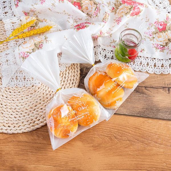 

lbsisi life 50шт снег выпечки упаковка мешок тост хлеб bulk закуска конфеты christmas party favor пластиковые мешки еды jlluxn mx_home