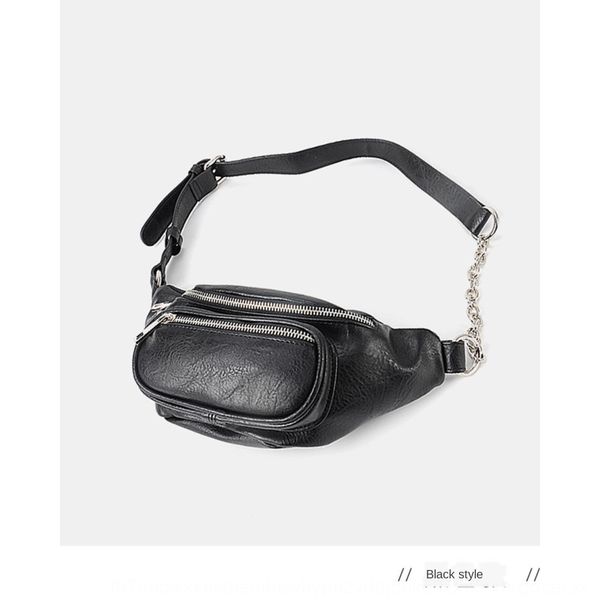 

new brandy melville chest satchel waist running running bag satchel new supermodel same fashionable and handsome chain waist bag 8yo0v 8yo0v