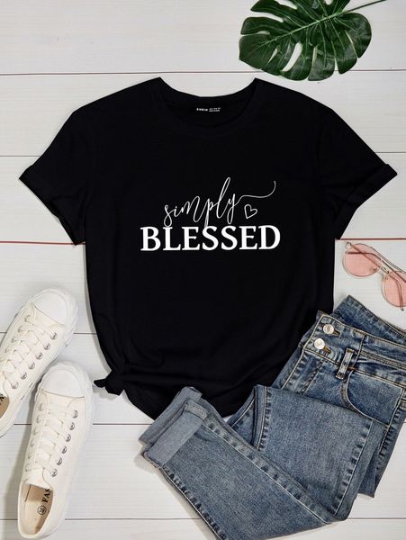 

letter & heart print tee r8bs#, White