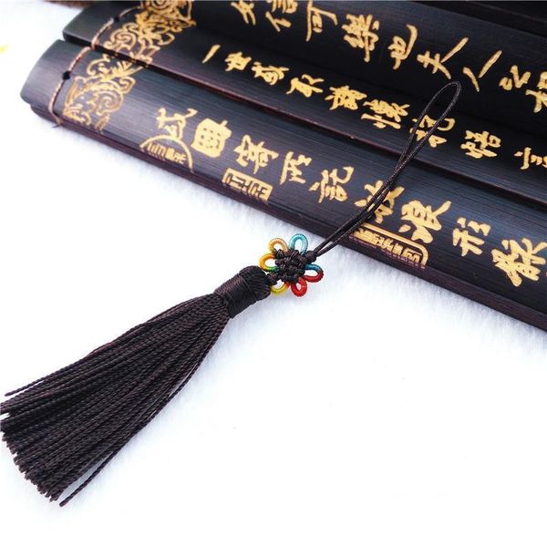 

6pcs color chinese knot silk tassels fringe pendant diy craft material curtain jewelry bookmark decor accessories flecos trim h jllmmm