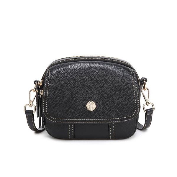

new women's bag versatile leather messenger bag fashion mini square