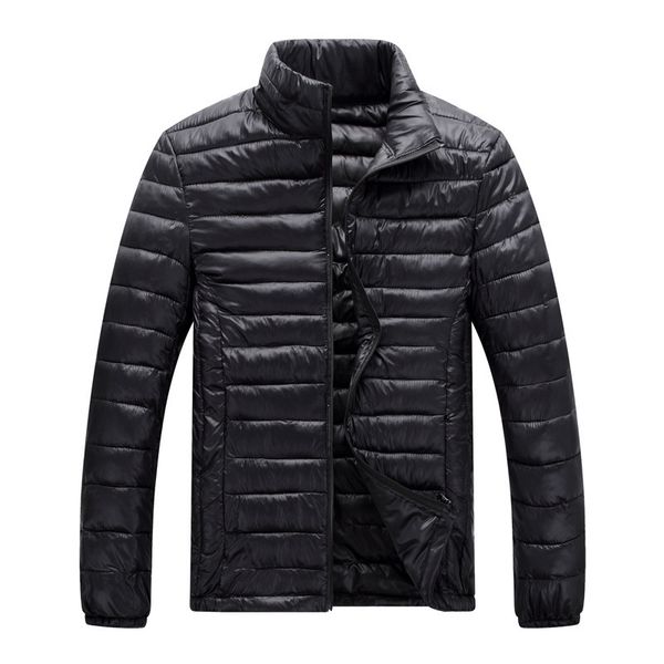 

new winter light down cotton padded jacket for men, Black