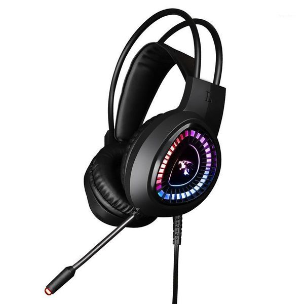 

v1000 rgb gaming headset headphone lapgaming music headset bass with microphone1