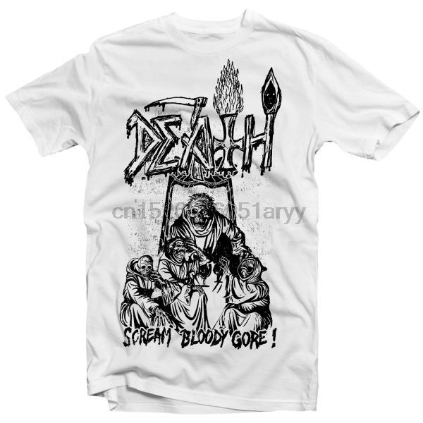

death scream bloody line art white chuck schuldiner obituary metal tees clothes sport hooded sweatshirt hoodie t shirt