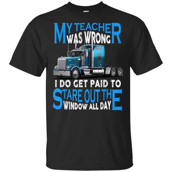 

my teacher was wrong truck driver trucker gift men black navy men outdoor wear hoodie designers t shirts sweatshirt