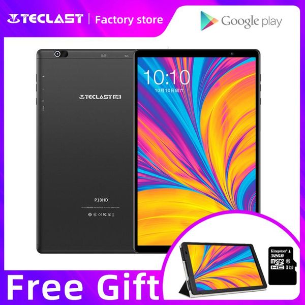 

tablet pc teclast p10hd tablets 10.1" android 9.0 1920x1200 sc9863a octa core 3gb ram 32gb rom 4g network ai speed-up