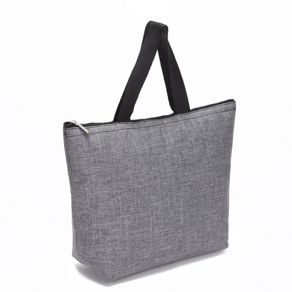 

new men's and women's portable solid color handbag 2 colors black gray business cotton soft plainfyu9491