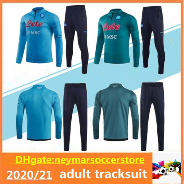 

2020 napoli hamsik insigne callejon zielinski soccer jacket tracksuit 20/21 ssc naples maillot de foot training suit chandal, Black
