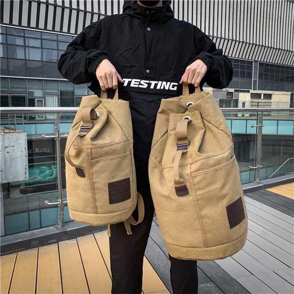 

bag men's bag outdoor sports rucksack canvas backpacks school bag hiking travel backpacks 202211
