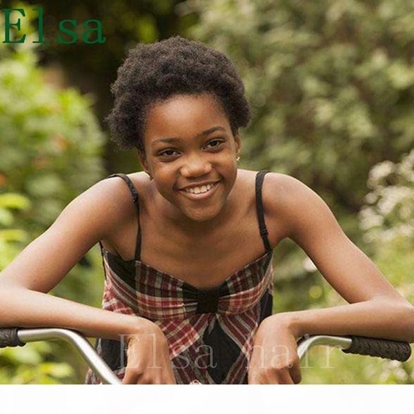 

afro kinky curly celebrity short human hair wigs fashion style 2016 full none lace wigs for black women factory price cheap, Black;brown