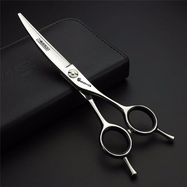 

6 профессиональных парикмахерских волос режущие ножницы для волос ножницы ножницы парикмахерские ножницы серебряные изогнутые 6 профессионал