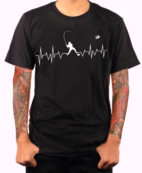 

2019 fashion angel fisherman shirt heartbeat rod blinker i love tee shirt sport hooded sweatshirt hoodie