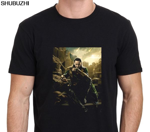 

локи том хиддлстон мужская черная футболка размер s к xxl мужчин бренд футболка лето мужчина падение тенниску груза спорта толстовка с капюш